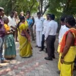 குருவித்துறை குருபகவான் கோவிலில் குரு பெயர்ச்சி முன்னேற்பாடுகள் குறித்து வெங்கடேசன் எம் எல் ஏ ஆய்வு