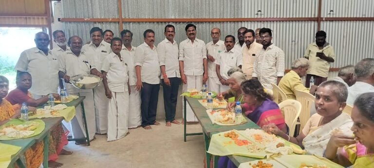 வடுகபட்டியில் இ.பி.எஸ் பிறந்தநாளை முன்னிட்டு அதிமுக சார்பில் வள்ளலார் சத்ய ஞான சபையில் அன்னதானம் நிகழ்ச்சி