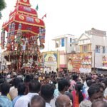 உசிலம்பட்டி அருகே சிந்து பட்டியில் தேரோட்டம் நடைபெற்றது.