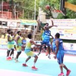 பெரியகுளத்தில் 64 ஆம் ஆண்டு அகில இந்திய கூடைப்பந்து போட்டிகள் நேற்று துவக்கம்.