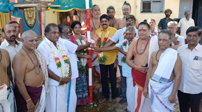 முருகன் கோயில், கும்பாபிஷேகத்துக்கு முகூர்த்தக்கால்