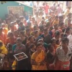 உசிலம்பட்டி அருகே நல்லம்மாபட்டியில் வேப்பமரத்தில் வீற்றிருந்த காளியம்மனுக்கு 70 ஆண்டுகளுக்கு பின் 71 அடி உயரத்தில் கோபுரத்துடன், கோவில் எழுப்பி கும்பாபிஷேகம் வெகுவிமர்சையாக நடைபெற்றது.