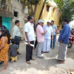 புதுச்சேரி உப்பளம் தொகுதியில் சாலை அமைக்கும் பணிகளை அனிபால் கென்னடி எம்எல்ஏ ஆய்வு செய்தார்.