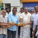 புதுச்சேரி தானம்பாளையம் பகுதியில் தார் சாலை அமைக்கும் பணியை சபாநாயகர் செல்வம் தொடங்கி வைத்தார்