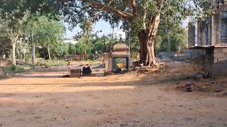 கோவில் கமிட்டி என்ற பெயரில் திமுக கவுன்சிலர்கள் அரசு நிலம் 2.6 ஏக்கர் ஆக்கிரமிப்பு.