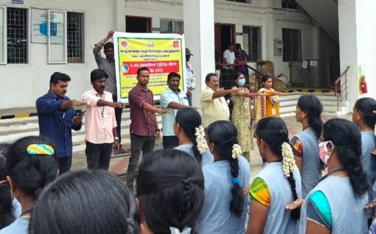 வாடிப்பட்டியில் உலக புகையிலை எதிர்ப்பு தின உறுதிமொழி