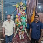 சோழவந்தான் அருள்மிகு ஸ்ரீ ஜெனகை மாரியம்மன் கோவில் வைகாசி பெருந்திருவிழா மூன்றாம் நாள் திருவிழாவில் அம்மன் யாழி வாகனத்தில் திருவீதி உலா நடைபெற்றது.