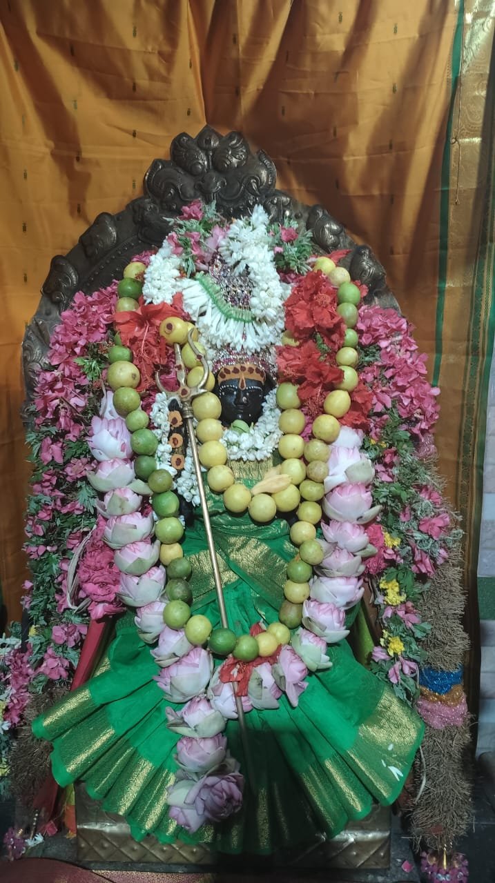 சிறப்பு அலங்காரத்தில் அம்மன்