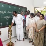 கூடுதல் வகுப்பறை கட்டிடத்தை அமைச்சர் திறந்துவைத்தார்.