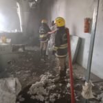 பஞ்சு குடோனில் தீ விபத்து