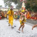 சோழவந்தான் ஜெனகை மாரியம்மன் கோவில் வைகாசி திருவிழா 7000 பக்தர்கள் பூக்குழி இறங்கி நேர்த்திகடன்