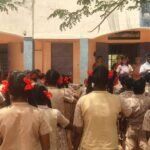 அக்கச்சிப்பட்டி நடுநிலைப் பள்ளியில் குழந்தை தொழிலாளர் ஒழிப்பு தின உறுதிமொழி..