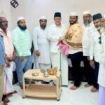 தேனி மாவட்ட இந்திய யூனியன் முஸ்லிம் லீக் மாவட்ட பொருளாளர் நூர் முகமது இல்லத்திற்கு மாநில பொதுச்செயலாளர் முகமது அபூபக்கர் வருகை