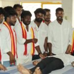 த.வெ.க தலைவர் விஜய் பிறந்த நாளை முன்னிட்டு இராமநாதபுரம் மேற்கு மாவட்ட செயலாளர் மன்மதன் தலைமையில் மாபெரும் இரத்ததான முகாம்.