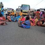 உசிலம்பட்டி அருகே சாலை மறியல்