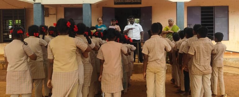 கந்தர்வகோட்டை அருகே உலக போதைப்பொருள் எதிர்ப்பு தினத்தை முன்னிட்டு விழிப்புணர்வு உறுதிமொழி.