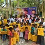 தமிழக வெற்றிக் கழகத்தின் சார்பில் நலத்திட்ட உதவிகள்.