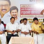 கம்பத்தில், திமுக அரசின் நான்கு ஆண்டு சாதனை விளக்க தெருமுனை பொதுக்கூட்டம்