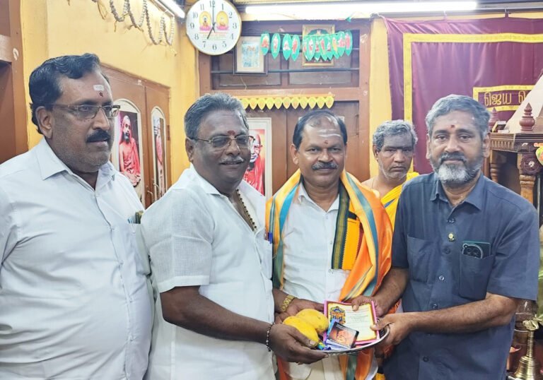 தமிழ், சமஸ்கிருதத்தை வைத்து பிரிவினையை உண்டாக்குபவர்களிடம் சிக்க கூடாது:அர்ஜுன் சம்பத் பேச்சு: