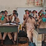 கந்தர்வகோட்டை அருகே அரசு பள்ளிகளில் மாணவர்கள் தண்ணீர் பருகுவதை ஊக்குவிக்க வாட்டர் பெல் திட்டம் அறிமுகம்.