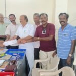 புதுச்சேரி உப்பளம் தொகுதி வேதவள்ளி நகர் ஆலயத்தின் புனரமைப்பு பணிக்கான நிதி உதவி.