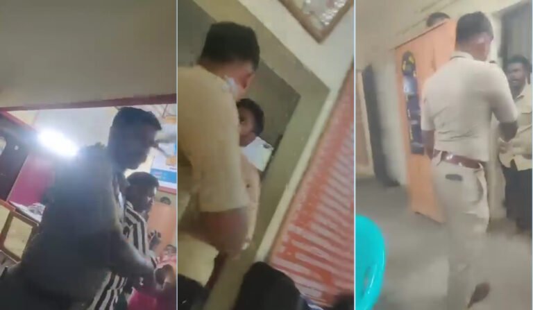 மதுரை அலங்காநல்லூர் காவல் நிலையத்தில் விசாரணைக்கு அழைத்து வந்த நபரை காவலர்கள் தாக்கும் வீடியோ சமூக வலைதளங்களில் வைரல்.
