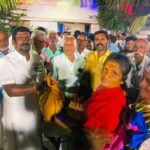 வாடிப்பட்டி அருகே நலத்திட்டம் மற்றும் அன்னதானம்.