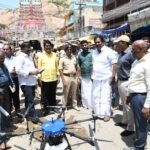 அமைச்சர் பி.மூர்த்தி ஆய்வு.