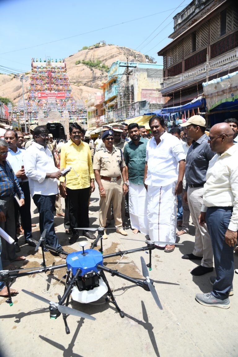 அமைச்சர் பி.மூர்த்தி ஆய்வு.