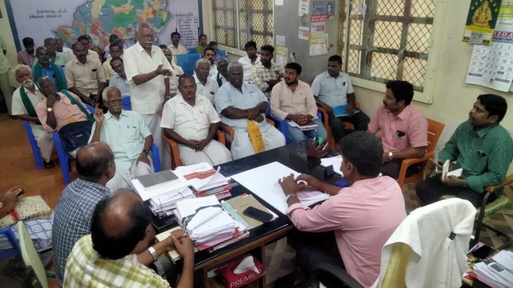 மகாத்மா காந்தி தேசிய வேலை உறுதி திட்ட பணியாளர்களை விவசாய வேலைக்கு அனுமதிக்க வேண்டும் குறை தீர்க்கும் கூட்டத்தில் கோரிக்கை