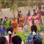 சோழவந்தான் அருகே முள்ளிபள்ளம் இளங்காளியம்மன் கோவில் ஆனித் திருவிழாவை முன்னிட்டு 500க்கும் மேற்பட்ட பெண்கள் முளைப்பாரி எடுத்து ஊர்வலம்.