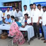 நடிகர் சூர்யா ன் 50-வது பிறந்த நாளை முன்னிட்டு இலவச கண் பரிசோதனை முகாம் திண்டுக்கல்லில் நடைபெற்றது.