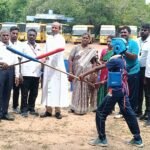 ஸ்ரீபெரும்புதூரில் தமிழக அரசு பள்ளிக் கல்வித் துறை சார்பில்குறுவட்ட அளவிலானவிளையாட்டுப் போட்டி