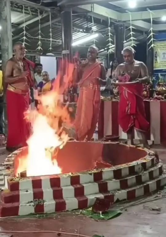 சிவகங்கை மாவட்டம் ஶ்ரீபிரத்யங்கிராதேவி சர்வசக்தி பீடத்தில் ஆவணி மாத அமாவாசை யாகம் அன்னதானம் சிறப்பாக நடைபெற்றது