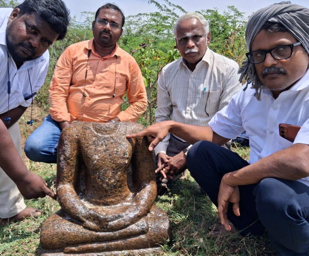 தலையில்லா புத்தர் சிலை - ஆவுடையார்கோவிலில் கண்டுபிடிப்பு - வரலாற்றில் புதிய திருப்பம்
