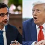 கூகுள் அமெரிக்க நிறுவனமா ? இந்திய நிறுவனமா ? சுந்தர் பிச்சைக்கு எச்சரிக்கை விடுத்த டிரம்ப்.. இந்த மிரட்டல் எல்லாம் என்கிட்ட வேண்டாம்.. எனக்கு கல்வி, அறிவு கொடுத்தது இந்தியா தான்.. நான் அமெரிக்காவுக்கு சேவை செய்யவில்லை.. மனித குலத்திற்கு சேவை செய்கிறேன்.. அதிரடி பதிலளித்த சுந்தர் பிச்சை ..!