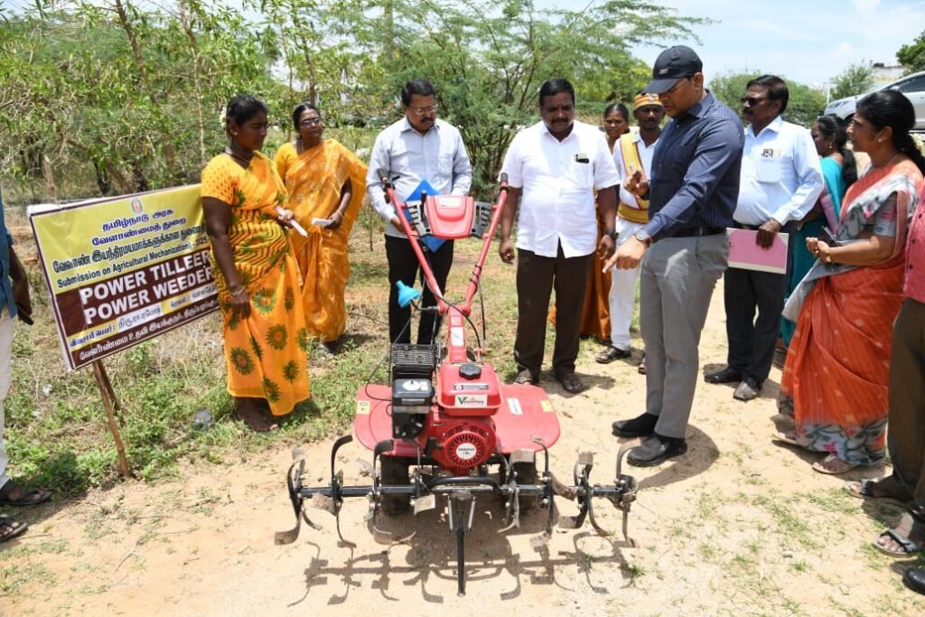 மாவட்ட ஆட்சியர் ஆய்வு :