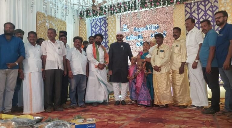 திண்டுக்கல் பாரதிய ஜனதா கட்சி பிரமுகர் இல்ல காதணி விழா :