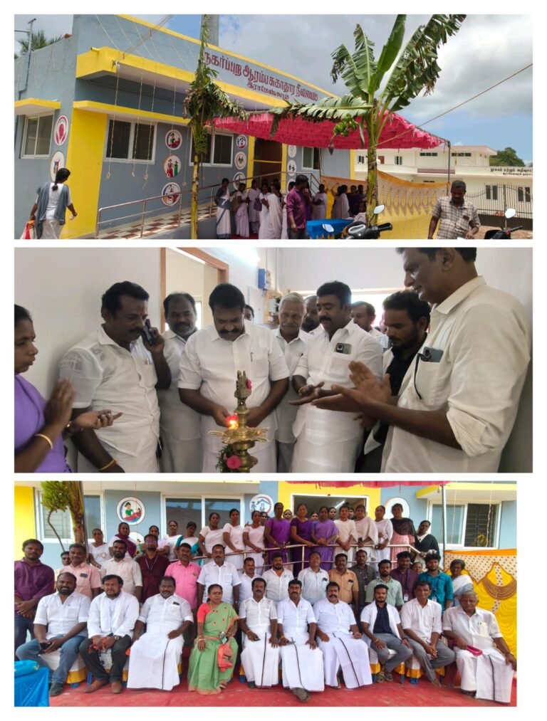 இராமநாதபுரம் மாவட்டம் இராமேஸ்வரத்தில் நகராட்சி ஆரம்ப சுகாதார நிலையம் 80 லட்சம் மதிப்பீட்டில் புதியதாக திறக்கப்பட்டுள்ளது.