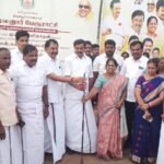 கன்னிவாடி பேரூராட்சி பகுதிகளில் 3.64 கோடி மதிப்பில் கட்டி முடிக்கப்பட்ட மற்றும் புதிய திட்டப் பணிகளை அமைச்சர்கள் தொடங்கி வைத்தனர் :