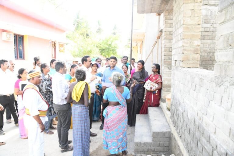 வளர்ச்சிப் பணிகள் ஆய்வு.