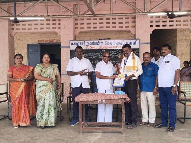 மாநகராட்சி மேயர் மற்றும் துணை மேயர்நேரில் சென்று பாராட்டு