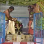 சோழவந்தான் கற்பகம் கார்டன்ஸ் ஆர் எம் எஸ் காலனி அருள்மிகு ஸ்ரீ கற்பக விநாயகர் கோவில் இரண்டாவது வருட அபிஷேக விழா நடைபெற்றது