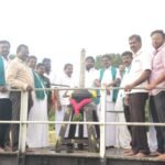 பேரணையில் திருமங்கலம் ஒருபோக விவசாய பாத்திற்கு நீர் திறப்பு உசிலம்பட்டி ஐயப்பன் எம் எல் ஏ விவசாய சங்கப் பிரதிநிதிகள் பொதுப்பணி துறை அதிகாரிகள் திறந்து வைத்தனர்.
