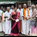 பாரத பிரதமர் மோடி பிறந்த தினம் - இனிப்பு வழங்கி கொண்டாட்டம்.