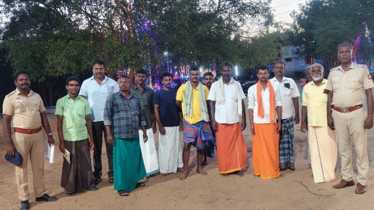 பசும்பொன் குருபூஜை முன்னேற்பாடில் காவல்துறையின் விழிப்புணர்வு நடவடிக்கைகள்.