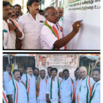 காங்கிரசார் கையெழுத்து இயக்கம்..