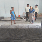 “புதிதாக கட்டப்பட்டு வரும் நாய்கள் காப்பக பணிகள் குறித்து” ஆணையாளர் சித்ரா விஜயன் ஆய்வு..