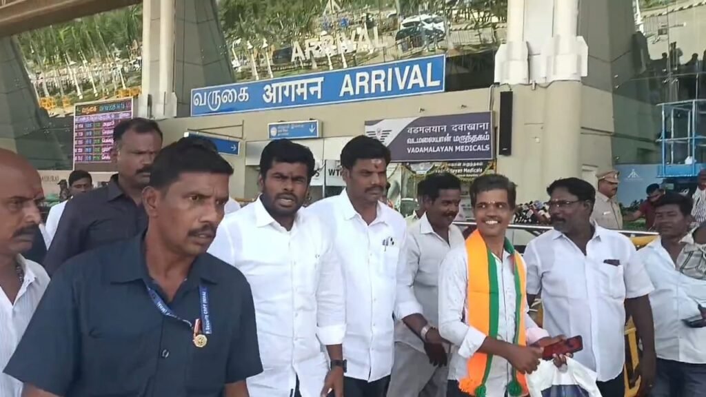 சீமான் குறித்த கேள்விக்கு விஜய் குறித்த கேள்வி என நினைத்து பதட்டம் அடைந்து டென்ஷனான அண்ணாமலை மதுரை விமான நிலையத்தில் ஆவேசப்பட்டு பேசிய அண்ணாமலை: