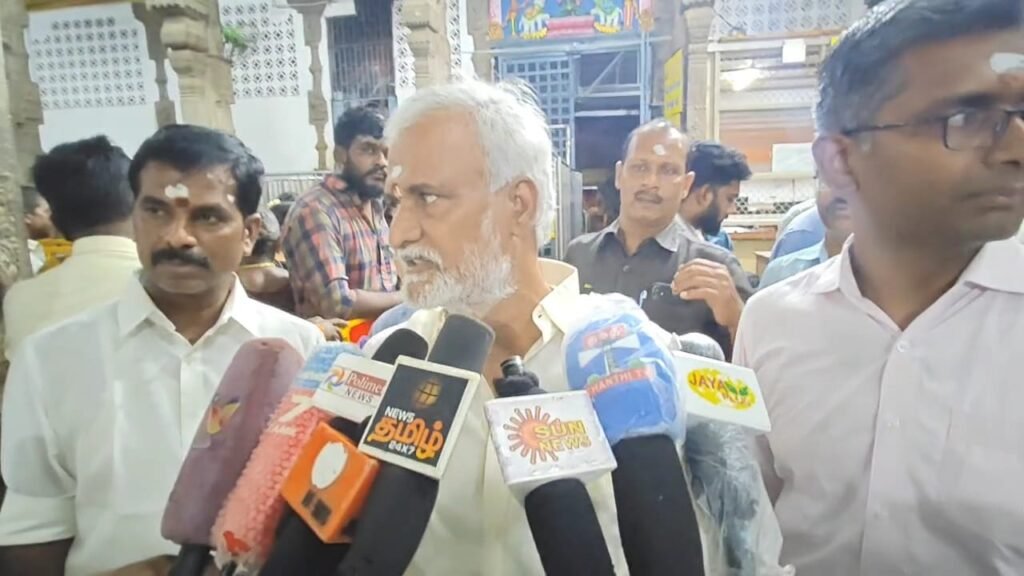 திருப்பரங்குன்றத்தில் ரோப் கார் அமைப்பதற்கு சாத்திய கூறுகள் இருப்பதாக அதை ஆராய்ந்த நிபுணர்கள் அறிவித்திருக்கிறார்கள் கூடிய விரைவில் எல்காட்டில் ஒப்புதல் பெறப்பட்டு டெண்டர் கோரப்படும். -அமைச்சர் சேகர்பாபு பேட்டி: